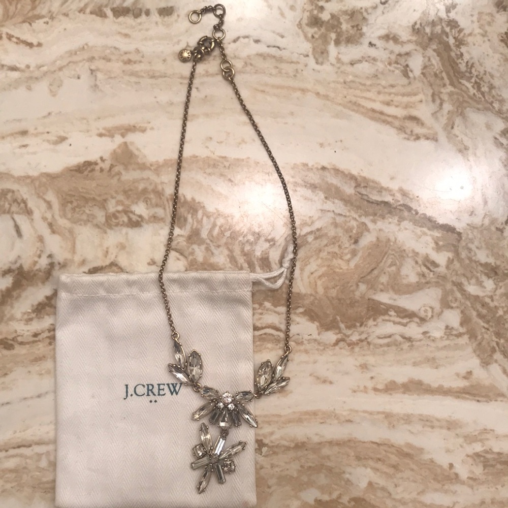 J. Crew crystal statement necklace